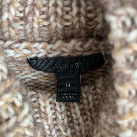 J. Crew Marled Italian Wool Turtleneck Sweater - Picture 5 of 5